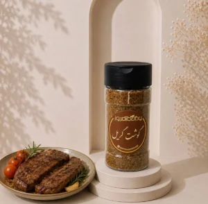 چاشنی گوشت گریل ادویه مخصوص مزه‌دار کردن گوشت کبابی و گریل