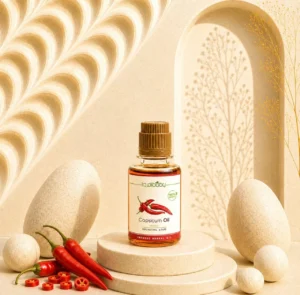 روغن فلفل قرمز خالص برای ماساژ، پوست و مو