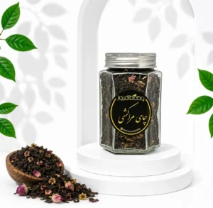 چای مراکشی ترکیب چای سبز و نعناع معطر برای نوشیدنی گرم