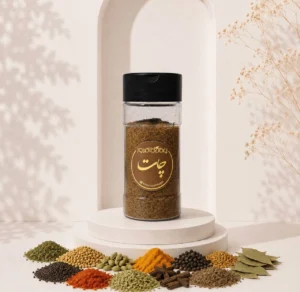 ادویه چات ماسالا پاکستانی ترکیب معطر و تند مخصوص غذا و اسنک
